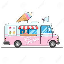 Ice cream truck images cartoon. Ice Cream Truck Side View Seller Of Ice Cream In The Van Ice Royalty Free Cliparts Vectors And Stock Illustration Image 57688273