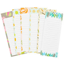 Amazon.com : 6-Pack Magnetic To Do Notepads, Floral Design (60 Sheets) :  Office Products