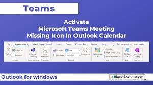 A subset of people in a team want a private channel to discuss sensitive information, such as budgets, resourcing, strategic positioning, and so on. How To Enable Missing Microsoft Teams Meeting Icon In Outlook Calendar Excel Exciting