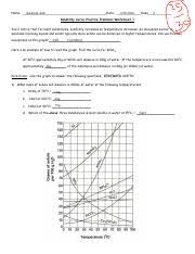 Did you hear about math worksheet. Solubility Curves Worksheet Docx Gr 11 Chemistry Unit 5 Solutions Solubility Curve Practice Problems Worksheet You Ll Notice That For Most Substances Course Hero