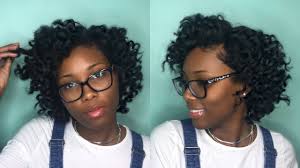 Heatless curls kit from amazon for short, medium and long hair | milabu heatless curls for short hair Wand Curls On Short Natural Hair Youtube