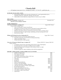 chanda bell: resume