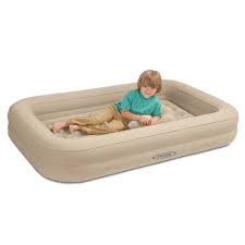 Intex Inflatable Kids Youth Toddler Travel Airbed Blowup Mattress Hand Pump Ebay Kids Travel Bed Inflatable Toddler Bed Toddler Travel Bed