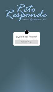 Reto Responde En Historias De Instagram Historias De Instagram Retos Para Instagram Juegos Para Instagram