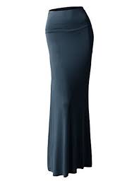 H2h Women S Solid Lightweight Floor Length Flared Soft Fold Over Maxi Skirt Skirts Fashion Women