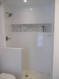 Love The Long Shower Shelf Bathroom Remodel Master Bathroom Remodel Designs Tiny House Bathroom