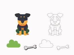This animated template features colorful lines that move behind any text that you. 221 Doggy Designs Graphics