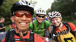 I met Amber through a meet up group called MICHOM. She was likely the one  to volunteer to set up the group photo at the end of a hike. The camera  timer