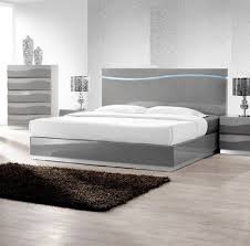 Choose from a variety of wood tones, like rich cherry or dark oak, or opt for sets in sleek, modern colors like gray or black. Esofastore Gray Contemporary Lacquer Bedroom Furniture California King Size Bed