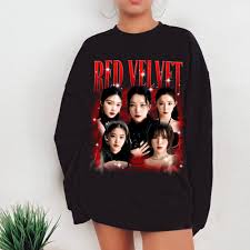 Red Velvet Kpop Sweatshirt, Red Velvet Chill Kill Album Shirt, Kpop Red  Velvet Vintage Retro Graphic Music Unisex Gift Fan Hoodie
