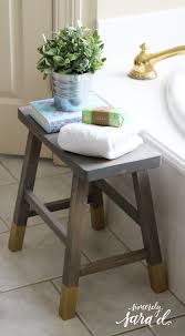diy bathroom stool sincerely, sara d