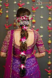Inspiring Indian Wedding Hairstyles For Long Hair You Must Try Before Walking Own Towards Wedding Saree Blouse Designs Saree Hairstyles Wedding Blouse Designs