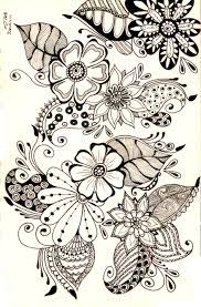 Zentangle artwork is created from a series of structured and repetitive patterns that are used to create beautiful images. Zentangle Zentangle Flowers Zentangle Art Zentangle Patterns