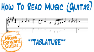 how to read music guitar tab vs standard notation