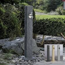 Natural Stone Effect Standpipes Showing Colour Options In 2020 Wasserbecken Garten Wasserzapfstelle Selber Bauen Garten