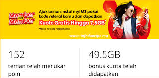 Cara 2 kuota gratis indosat ooredoo: Mengenal Internet Gratis 49 5gb Mgm Indosat Im3 Ooredoo