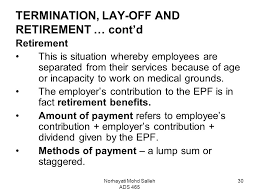 A layoff is considered a termination of employment when the employer has no intention of recalling the employee to work. Topic 8 Cont D The Employment Act Ppt Video Online Download