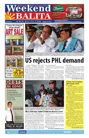 Tabloid newspapers is kzn's largest independently owned community newspaper publisher. Weekend Balita December 20 2014 By Balita Media Inc Issuu