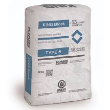 king block mortar type s #645077 30kg bag