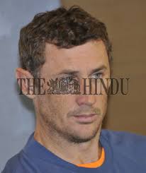 Bangalore: 13/02/2011. Australian cricketer David Hussey in Bangalore