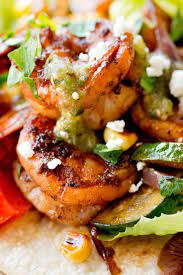 Shrimp Fajitas With Peppers And Zucchini Recipe Recipe Stuffed Peppers Shrimp Fajitas Fajitas