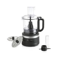 Kitchenaid Matte Black 7 Cup Food Processor Plus Reviews Crate And Barrel In 2021 Food Processor Recipes Kitchen Aid Small Food Processor