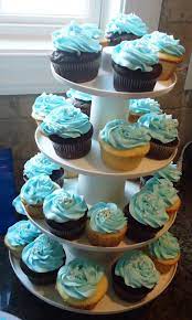 You can also choose your party theme blue or pink to give it a nice baby shower party touch. Simple Boy Baby Shower Cupcakes Novocom Top
