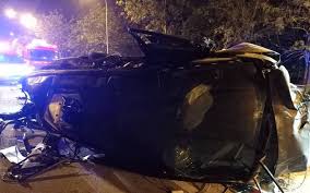 The cause of the accident was due to the motorcycle slamming into the left side of the van's rear, said the police. Accident Involving National Striker Kills Son 2 Others Free Malaysia Today Fmt