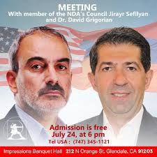 MEETING WITH NDA's COUNCIL MEMBER JIRAYR SEFILYAN AND DR. David GRIGORIAN  @DavidAGrigorian
