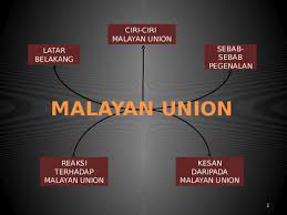 1.british ingin menghapuskan negara dan bangsa yang dibina sejak zaman kesultan melayu melaka. Ppt Malayan Union Gloria Wan Academia Edu