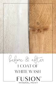 Whitewashing with slaked lime and calcium carbonate paint was used routinely to paint the rough surfaces of dairy barns, which is why the barns are famously white. How To White Wash Wood Fusion Mineral Paint