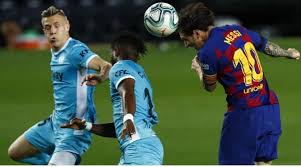 Més que un club we ❤️ #culers 🙌 #forçabarça & #campnou 🏟 📲 join barçatv+👇 barca.link/kxao30r8aza. La Liga Lionel Messi Scores As Barcelona Tops Leganes In Return To Camp Nou Sports News The Indian Express