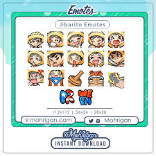 x17 Custom Bundle Chibi Jibarito Boricua Streaming Emotes