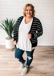 Black And White Striped Cardigan Lucy Black White Cardigan In 2020 Cardigan Black Cardigan Striped Cardigan