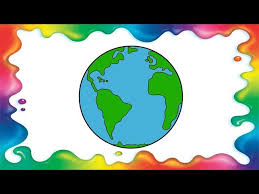 Easy drawings for kids and how they help develop their creativity and imagination. How To Draw Planet Earth Step By Step For Kids Youtube