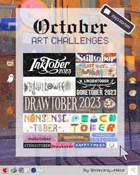 🎃 October Art Challenge 2023 [FULL LIST] | by mleczny_mlecz | Medium