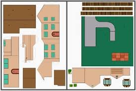 Papermau The Simpsons Simpsons House Paper Model By Papercraft Time Paper Models The Simpsons Paper Houses