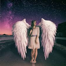 Each work depicts a religious theme, a mixture between good and evil. Brdigart Photoshop Angel Girl Manipulation Art Insta Art Instagram Posts