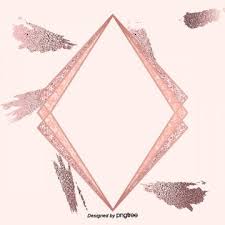 Fine Background Of Rose Gold Geometric Border Brush Decorative Elements Brush Effect Geometry Luxurious Shading Png Transparent Clipart Image And Psd File Fo Rose Gold Texture Geometric Rose Gold Geometric