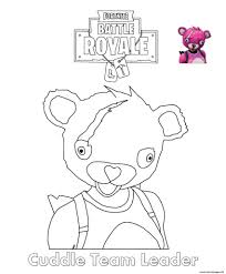 Cuddle Team Leader Fortnite Coloring Pages Printable Coloring Pages Printable Coloring Pages Paw Patrol Coloring Pages