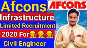 In a jv with russian giant transtonnelstroy, afcons infrastructure, a group company of shapoorji pallonji, has secured two landmark metro. Afcons Infrastructure Private Limited Recruitment For Civil Engineer Youtube