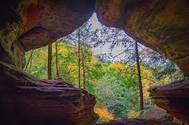 Rock house is the only true cave in hocking hills state park. Rock House Window Hocking Hills State Park In Ohio Photograph By Ina Kratzsch