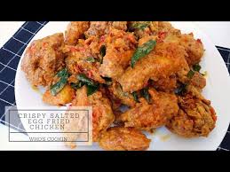 Ayam mentega telur masin ni lebih kurang rasa macam butter chicken yang biasa. Ayam Masak Telur Masin Crispy Salted Egg Chicken Youtube