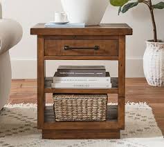 Novato Reclaimed Wood End Table Pottery Barn In 2020 Wood End Tables Reclaimed Wood Console Table End Tables