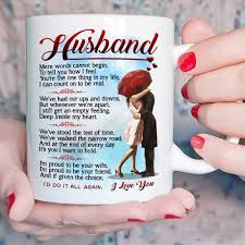 Whether you just tied the knot or have been happily married for decades, finding the gifts for your husband will remind him why he's so lucky to have you. Buy Fathers Day Mug Gifts For Husband Romantic Love Wedding Anniversary Gift Fathers Day Gift From Wife Birthday Gifts For Husband 11 Oz White Online At Low Prices In India Amazon In