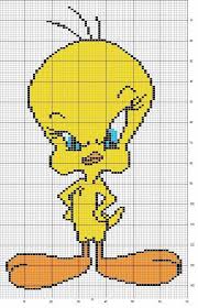 Tweety Bird Cross Stitch Pattern Pin Su X Stitch Cartoons Disney