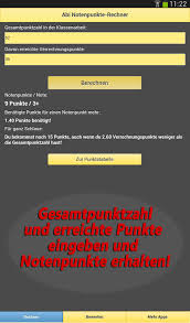 Abi Notenpunkte Rechner Amazon De Apps Spiele