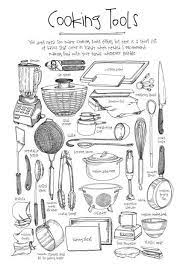 Illustrations Cooking Tools Cooking School Culinary Classes