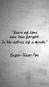 Years Of Love Have Been Forgotten In The Hatred Of A Minute Powerful Inspirational Quotes Quotable Quotes Book Quotes
