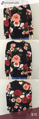 Collection by priscilla jo | creative designer & artist. H M Divided Floral Print Sweatshirt Floral Print Sweatshirt Clothes Design Fashion